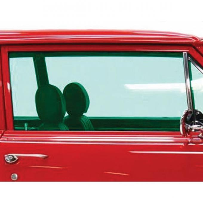 Chevelle Door Glass, 2-Door Coupe, Right Hand, 1965