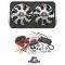 El Camino Fan Kit, Dual Electric, Flex-A-Lite, 12, 500CFM