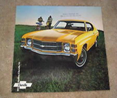 Chevelle Literature, Color Sales Brochure, 1971