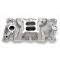 Chevelle Intake Manifold, Small Block, Cast Finish, Performer EPS, Edelbrock, 1964-1972