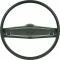 El Camino Steering Wheel, 2 Spoke Dark Green, 1969-1970