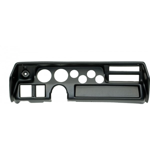 Chevelle Instrument Cluster Panel, Sweep Style, Black Finish, With Pre