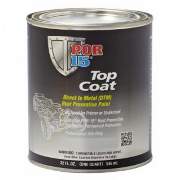 Rust Preventive Paint, Gloss Black, POR-15, Pint