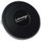 Chevelle Horn Button, Lecarra, Black Plastic, Double Contact