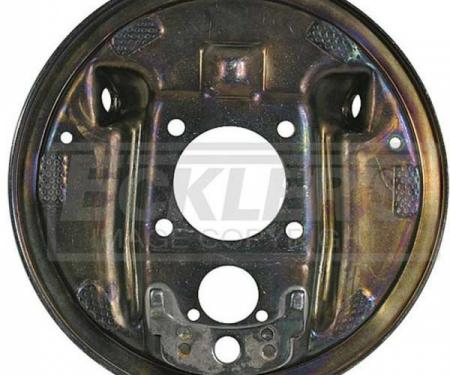 El Camino Rear Drum Backing Plate, Without Splash Shield, Left, 1964-1972