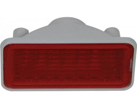 El Camino Side Marker Light, Rear, Left Or Right, Red, 1968-1969