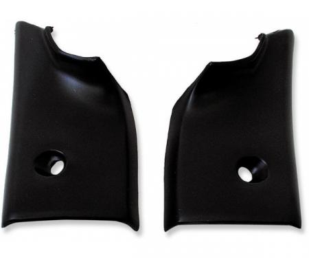 Chevelle & Monte Carlo Rear Window Molding Corners, Interior, Lower, 2-Door Coupe, 1968-1972