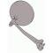 Universal Peep Mirror - Chrome Straight Arm - Right Or Left - 3 Diameter Stainless Steel Head