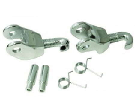 Chevelle Convertible Top Latch Hook & Knuckle Assemblies, Left & Right, 1964-1972