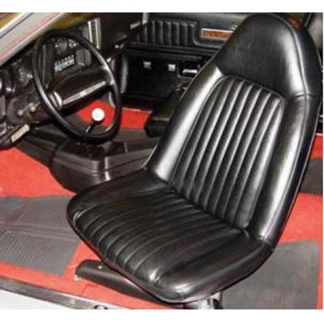 El Camino Seat Covers, Swivel Buckets, Oxen & Madrid Vinyl,1973