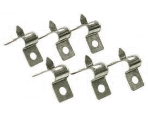 Chevelle Fuel Line Retaining Clips, Single, 3/8, For Cars Without Return Fuel Line, 1965-1972