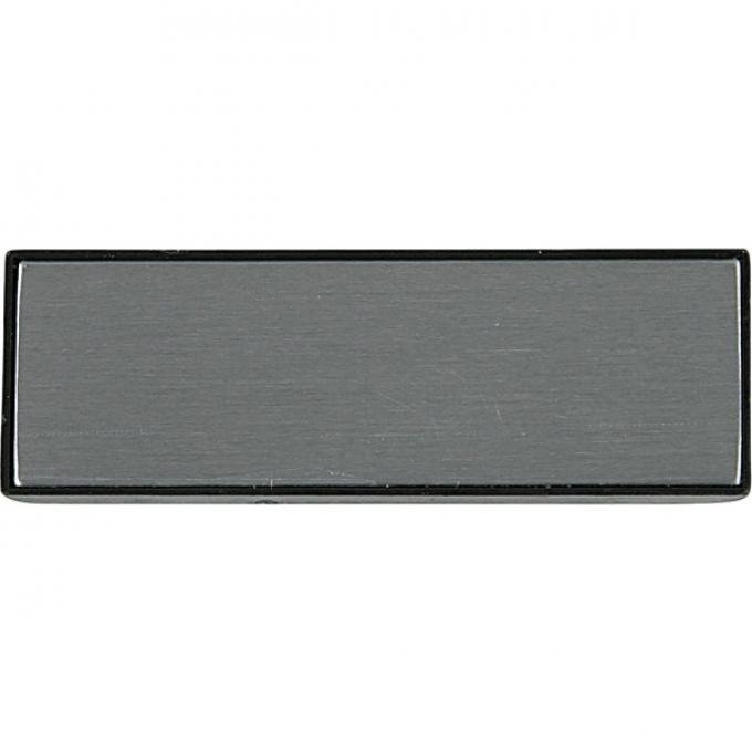 Door Pull Strap Insert, Brushed Aluminum, 1976-1987