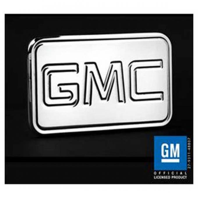 GMC Sprint And Caballero Hitch Cover, With GMC Engraved, Polished, 1971-1987
