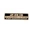 Chevelle Valve Cover Decal, 283 Turbo-Fire 220 hp, 1965-1966
