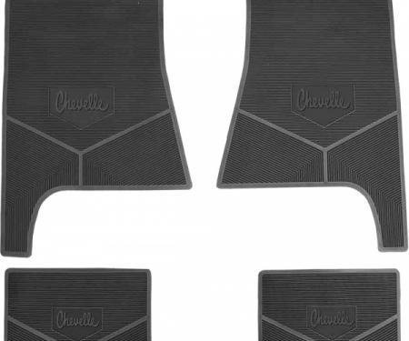 Legendary Auto Interiors Chevelle Vinyl Floor Mat With Chevelle Script, 1970-1972