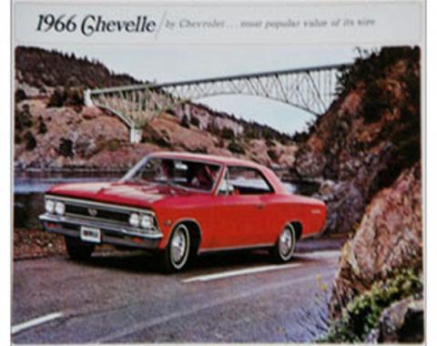 Chevelle Literature, Color Sales Brochure, 1966