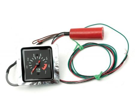 Chevelle Tachometer, 7000 RPM, In-Dash Clock Conversion, For Cars With Sweep Style Dash, 1970