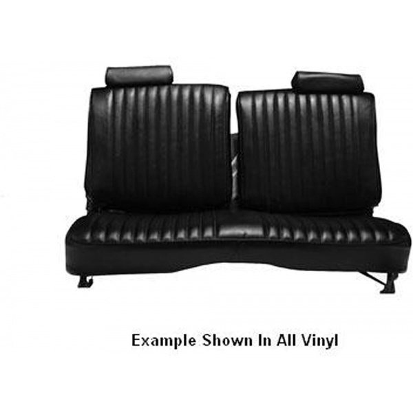 El Camino Seat Cover, Bench, Split Back, With Headrests & Center