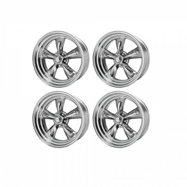 Chevy American Racing Torq Thrust II Wheel Set, Polished Aluminum, 16X7 ...
