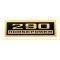 Chevelle Valve Cover Decal, 290 hp, 1964-1972