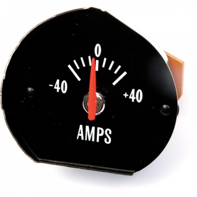 Chevelle Amp Gauge, With White Numbers, Super Sport (SS), 1971-1972