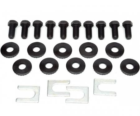 Chevelle Bumper Bracket Mounting Hardware, Rear, Except Wagon, 1969