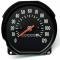 Chevelle Speedometer, With White Numbers, Super Sport (SS), For Cars With Floor Shift Transmission, 1971-1972