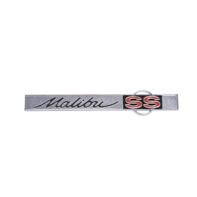 Trim Parts 65 Chevelle Trunk Emblem, Malibu SS, Each 4215