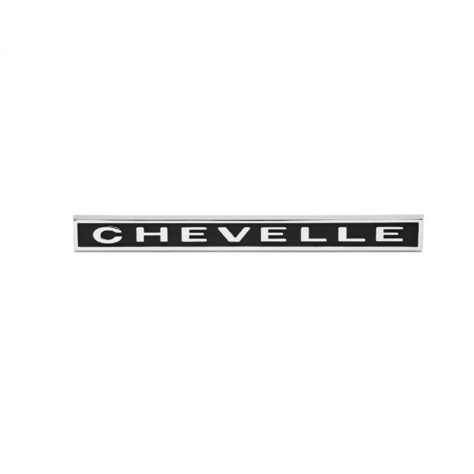 Trim Parts 67 Chevelle Rear Panel Emblem, Chevelle, Each 4400
