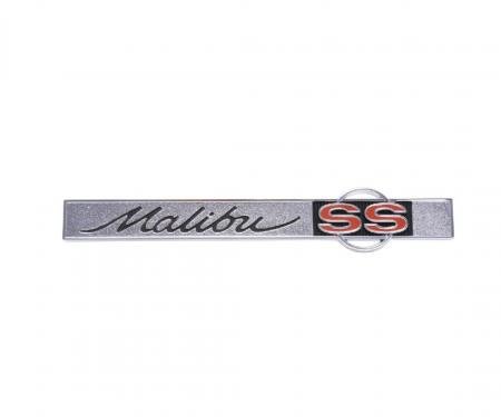 Trim Parts 65 Chevelle Trunk Emblem, Malibu SS, Each 4215