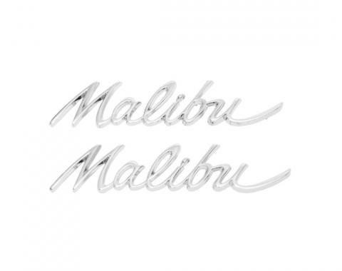Trim Parts 64 Chevelle Malibu Rear Quarter Emblem, Pair 4011