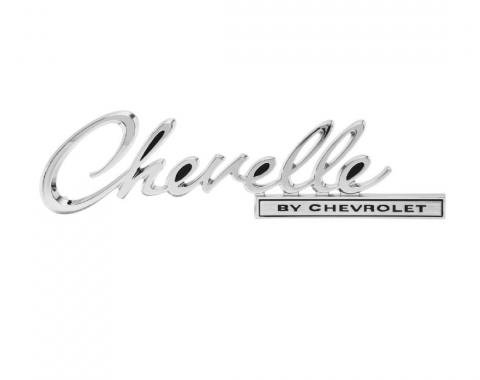 Trim Parts 69 Chevelle Rear Deck Emblem, Chevelle by Chevrolet, Each 4640