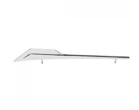 Trim Parts 66 Chevelle Hood Spear, Each 4305