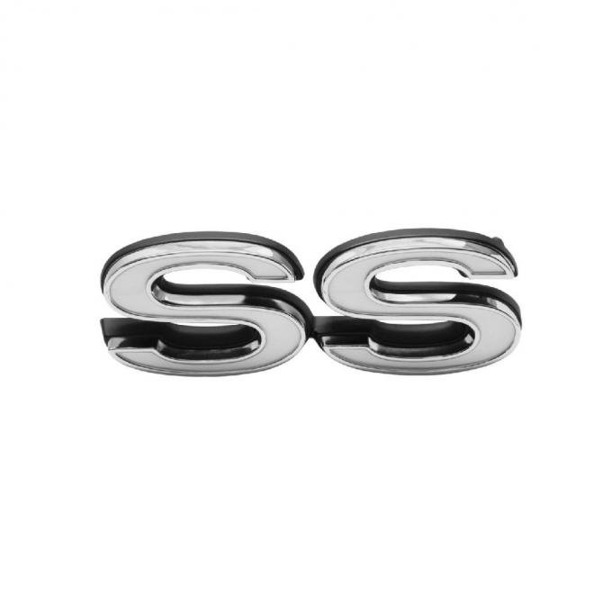 Trim Parts 73 Chevelle Rear Panel Emblem, SS, Each 4756