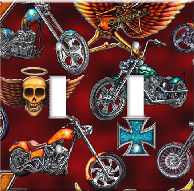 Choppers & Skulls Switchplate, Outlet