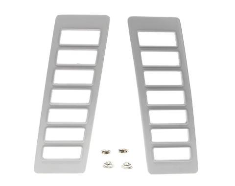 AMD Rear Side Marker Lamp Bezels, LH/RH Pair, 70-72 Chevelle X740-3470-3P