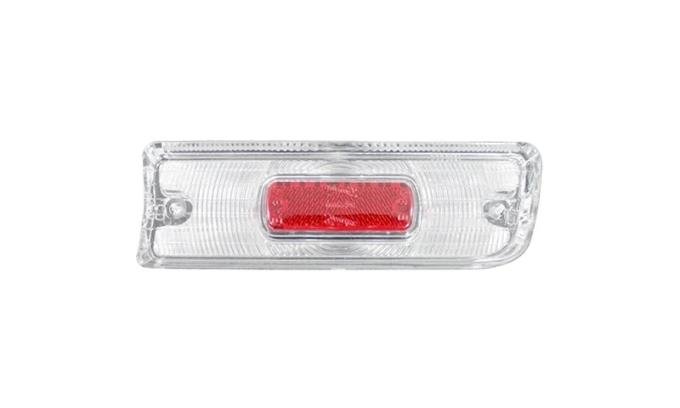 AMD Backup Lamp Lenses, with Red Reflector, Pair, 64 Chevelle Malibu T-A4225