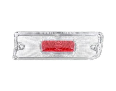 AMD Backup Lamp Lenses, with Red Reflector, Pair, 64 Chevelle Malibu T-A4225