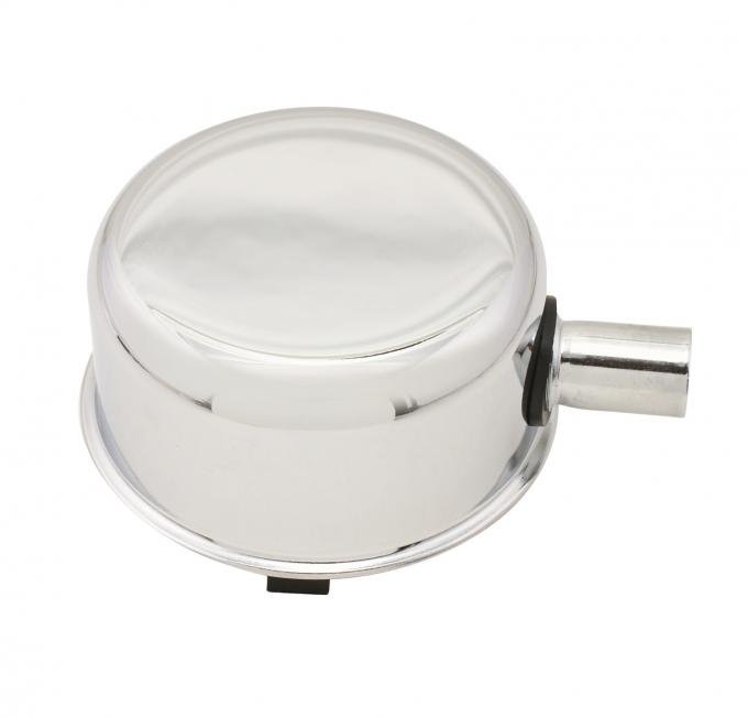 Mr. Gasket Oil Filler Cap with PCV Tube, Chrome 2063