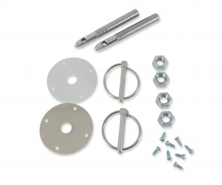Mr. Gasket Hood & Deck Pinning Kits, with Screw-on Scuff Plates 1017