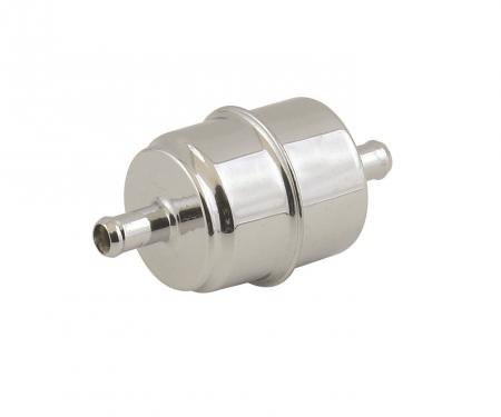 Mr. Gasket Chrome Plated Canister Fuel Filter 9746