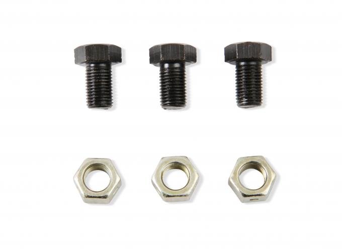 Mr. Gasket Torque Converter to Flexplate Bolts, 3/8-24 X 5/8 Inch, 3 Per Set 6716