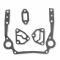 Mr. Gasket Standard Engine Overhaul Gasket Kit 7140