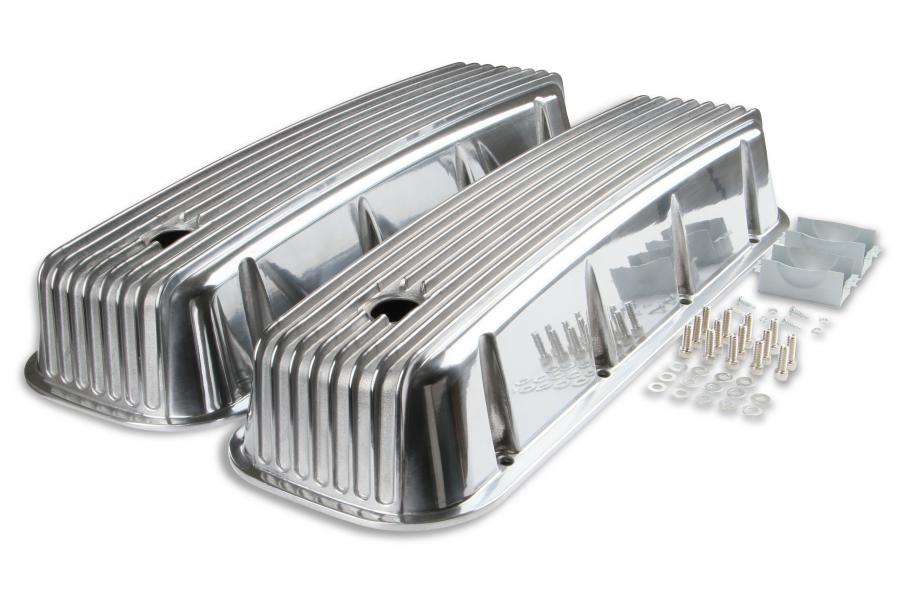 Mr. Gasket Valve Cover Set Finned Style BBC 6859G