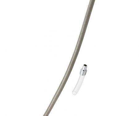 Mr. Gasket Automatic Transmission Dipstick & Tube, Braided Stainless Steel 9703G