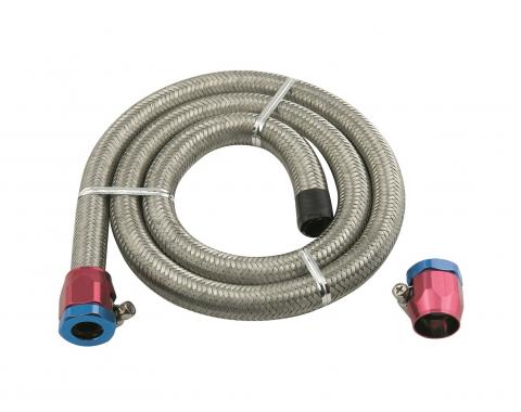 Mr. Gasket Braided Steel Fuel Line Kit, 3/8 Inch X 3 Foot 1526