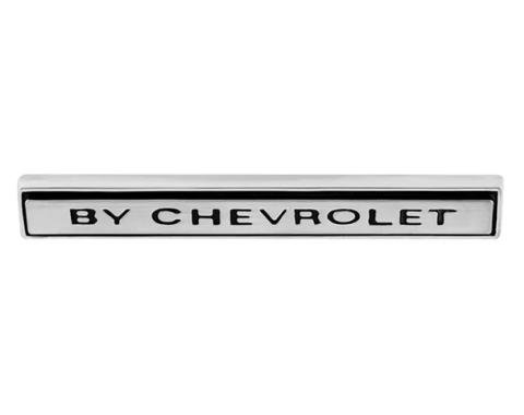 AMD Rear Body Emblem, "BY CHEVROLET", 71 Monte Carlo T-1653