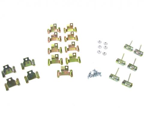 Precision Fits 2 and 4 door sedan models - Molding Clip Kit, Windshield, 38 Piece Set PCK-567-59