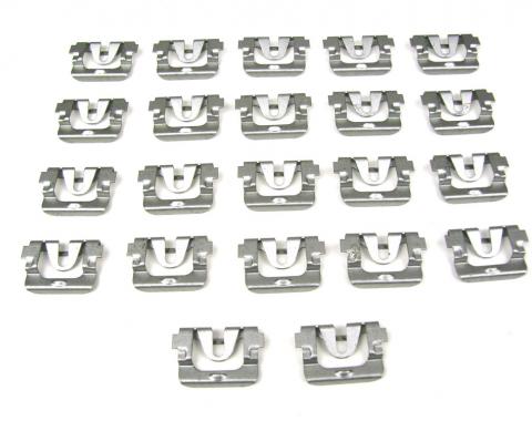 Precision Fits 2 door hardtop models - Molding Clip Kit, Windshield, 22 Piece Set PCK-724-68