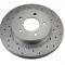 Leed Brakes Rear Disc Brake Kit with Drilled Rotors and Black Powder Coated Calipers BRC1007X